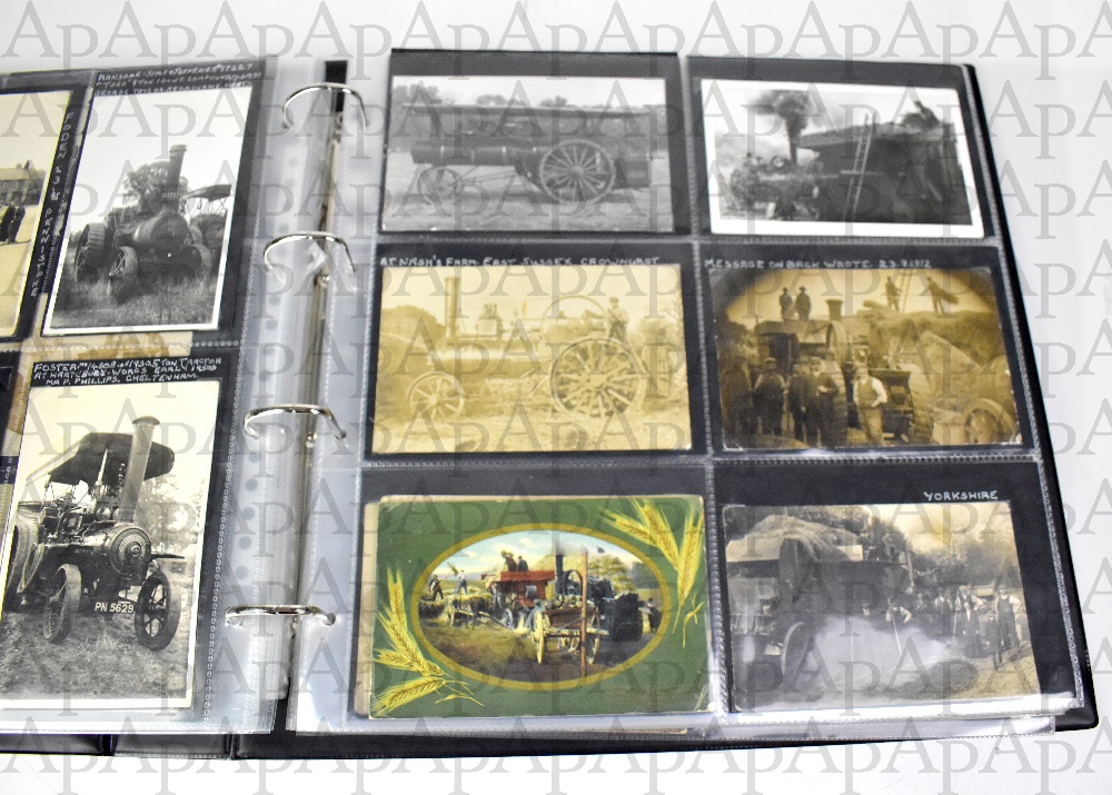 POSTCARD ALBUM; an album of vintage postcards and photographic images, - Image 4 of 6