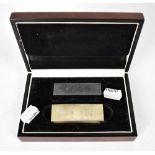 A Convoy (SL 64) WWII commemorative silver ingot ten ounce fifty dollar 2015 impressed to reverse,