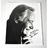JACK LEMMON; a black and white photograph bearing his signature.