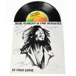 BOB MARLEY & THE WAILERS; a 45rpm single, 'Is This Love?',