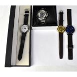 SEIKO; a Coutura Solar stainless steel wristwatch,
