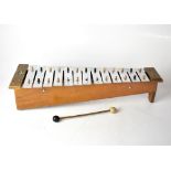 HOHNER GRANTON; a glockenspiel with beater, in original box, length approx 58cm.