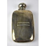 A Victorian hallmarked silver hip flask, James Deakin & Sons, Chester 1888, approx 3.7ozt.