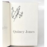 QUINCY JONES; 'The Autobiography', a single volume bearing his signature dated 2001.