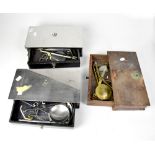 PHARMACEUTICAL INTEREST; three boxed sets of early 20th century pharmaceutical scales,