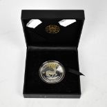 A 2017 South African silver Krugerrand, issued by the South African Mint, in presentation case,