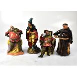 ROYAL DOULTON; four figures comprising HN2162 'The Foaming Quart', HN2102 'The Pied Piper',