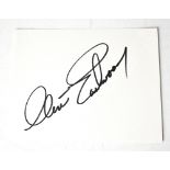 CLINT EASTWOOD; a card bearing his signature.