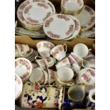 A mid-20th century Colclough dinner and tea service to include large plates,