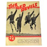 MANCHESTER UNITED; a Busby Babes programme 'The Red Devils',