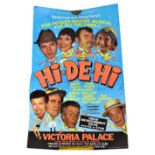 HI-DE-HI; a poster bearing the signatures of cast members, to include Ruth Madoc, Sue Pollard,