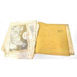 A large quantity of 19th and 20th century Ordnance Survey and other maps,