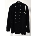 Two vintage firemen's tunics to include a Station Officer's example (2).