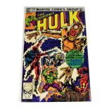 MARVEL COMICS; 'The Incredible Hulk', bearing the signature of Stan Lee.