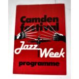 GIL EVANS & CECIL TAYLOR; a Camden Jazz Week programme bearing their signatures.