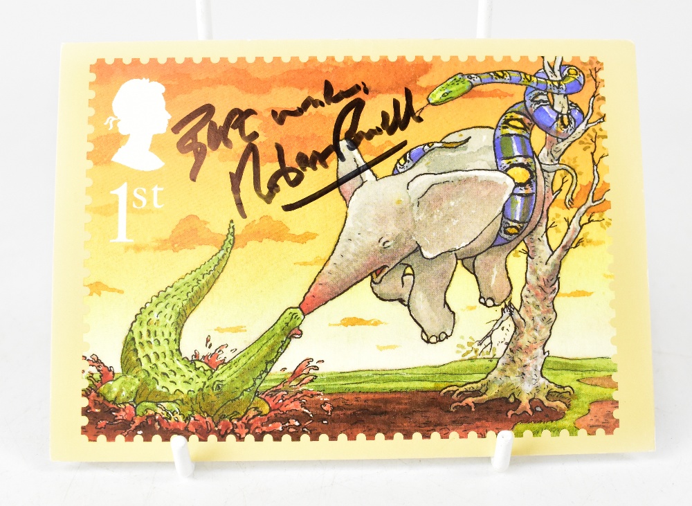 ROBERT POWELL; a first day cover bearing the actor's signature,