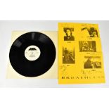 BREATHLESS; a 45 record with photo sheet bearing signatures of the band members,