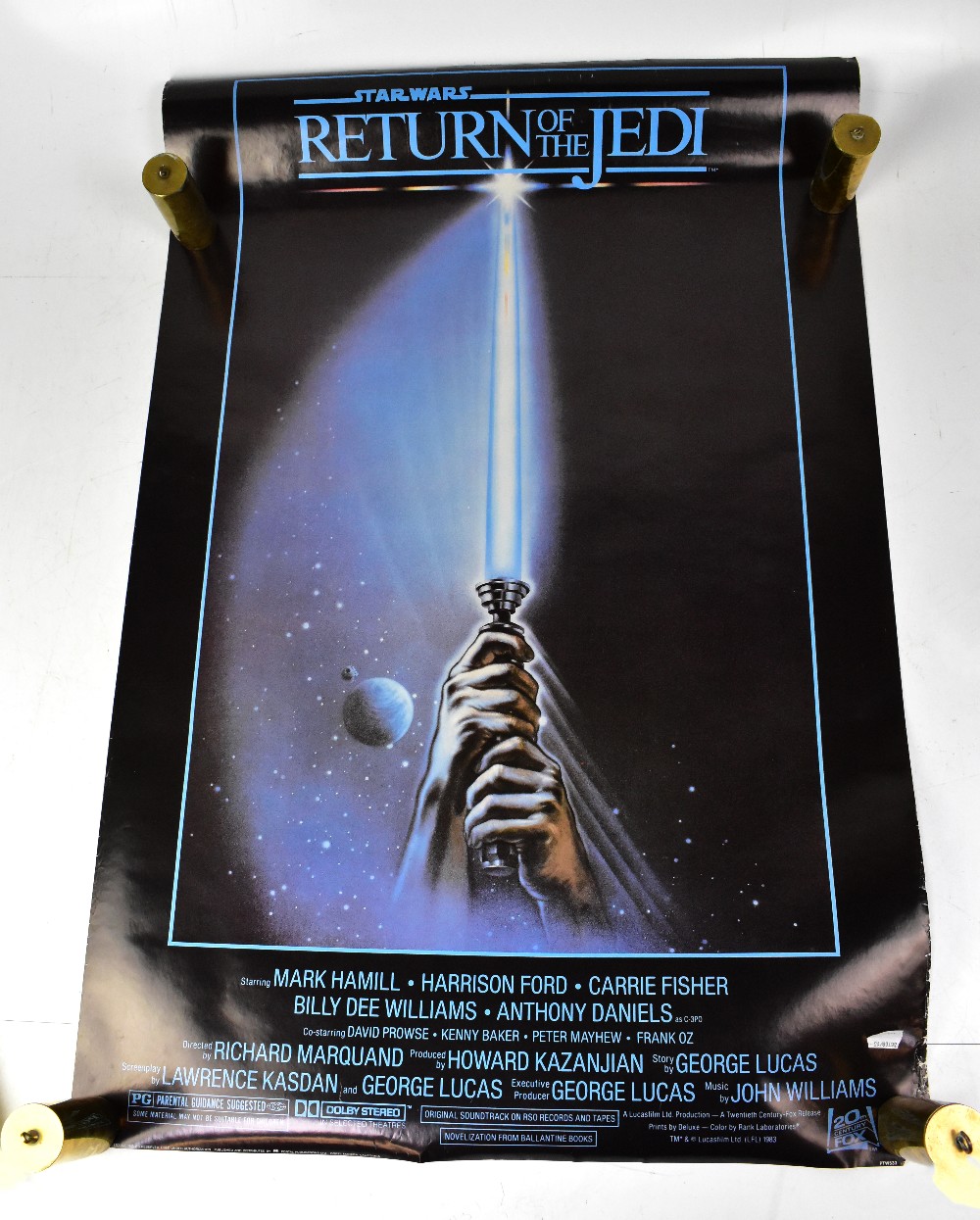 A small quantity of posters comprising four Star Wars examples, 'Return of The Jedi',