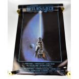 A small quantity of posters comprising four Star Wars examples, 'Return of The Jedi',