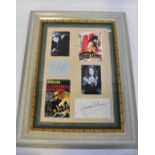 THE HUNCHBACK OF NOTRE DAME; a framed montage relating to the film comprising two advertising slips,