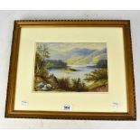 INDISTINCTLY SIGNED; watercolour, 'Killarney',