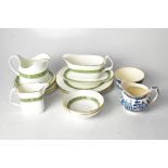 ROYAL DOULTON; a quantity of 'Rondelay' pattern dinnerware, comprising a pair of lidded tureens,