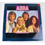 ABBA; LP 'The Collection', bearing the band's signatures.