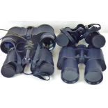 Four pairs of cased binoculars (4).