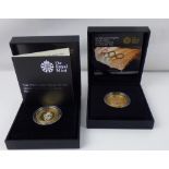 THE ROYAL MINT; two silver proof £2 coins,