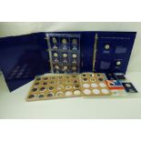Collectible 50p coins to include a Change Checker album containing blister pack 50p coins including