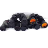 Four pairs of binoculars comprising Swift fully coated optics 8x40,