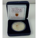 WESTMINSTER MINT; an RMS Titanic Centenary 1912-2012 Jersey 2012 silver £5 coin, encapsulated,