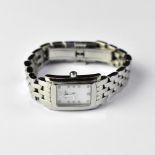 LONGINES; a ladies' stainless steel Dolce Vita wristwatch,