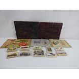 Various mixed collectibles to include mostly Wills' cigarette cards in brown packets,