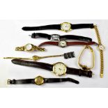 A quantity of wristwatches to include Tissot and Rotary.