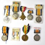 A set of two WWI medals comprising the British War Medal and Great War Medal,
