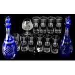 A small mixed lot comprising a set of ten 1977 Jubilee highball glasses,