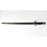 A 1907 pattern bayonet stamped '1907 Wilkinson', blade length approx 42.5cm.