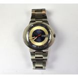 OMEGA; a gentlemen's vintage stainless steel Dynamic wristwatch,