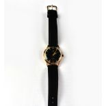 CYMA; a gentlemen's Cymaflex 18ct gold crown wind wristwatch,
