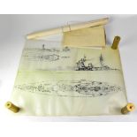 Various blueprints and plans relating to ships, including the SS New York City 1918,