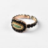 An early 19th century mourning ring,