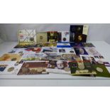 A large collection of various coin covers and collectors' packs, the majority Royal Mint examples,