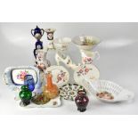 A Royal Albert 'Water Meadow' part tea set, together with various other ceramic items,