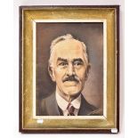 WITHDRAWN BERNARD WILLEMS (1922-2020); oil on canvas, portrait study of a moustachioed gentlemen,