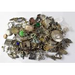 A good collection of hallmarked silver jewellery, to include brooches, necklaces, etc,