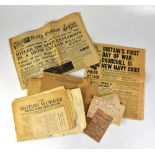 A quantity of ephemera,