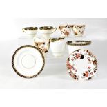 DIAMOND CHINA; a twelve-setting tea service and a further decorative tea service.