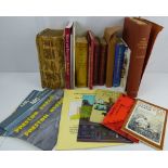 A quantity of books relating to Lancashire, North West Lancashire and specific towns,
