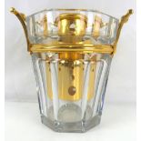 BACCARAT CRYSTAL; a c1980 fine French Harcourt Champagne cooler,